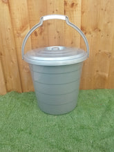 Load image into Gallery viewer, Grey Bucket With Lid 15 LTRs

