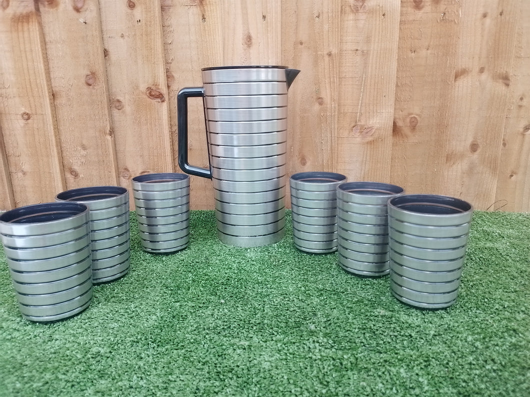 Silver Jug Set - 6 cups