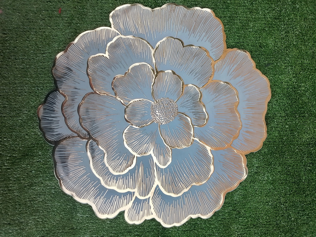 Gold & Grey Placemats x4