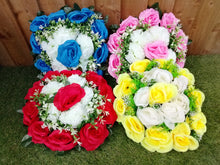 Load image into Gallery viewer, Wreaths / sprays - pink blue yellow red
