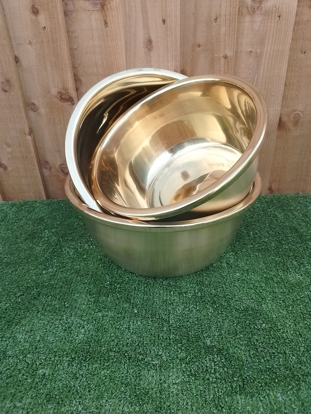 Gold Bowl Sets - 3 Bowls