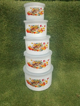 Load image into Gallery viewer, 5 Piece Storage Enamel Pots
